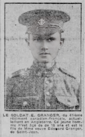 Newspaper clipping– La Presse - 24 décembre 1915