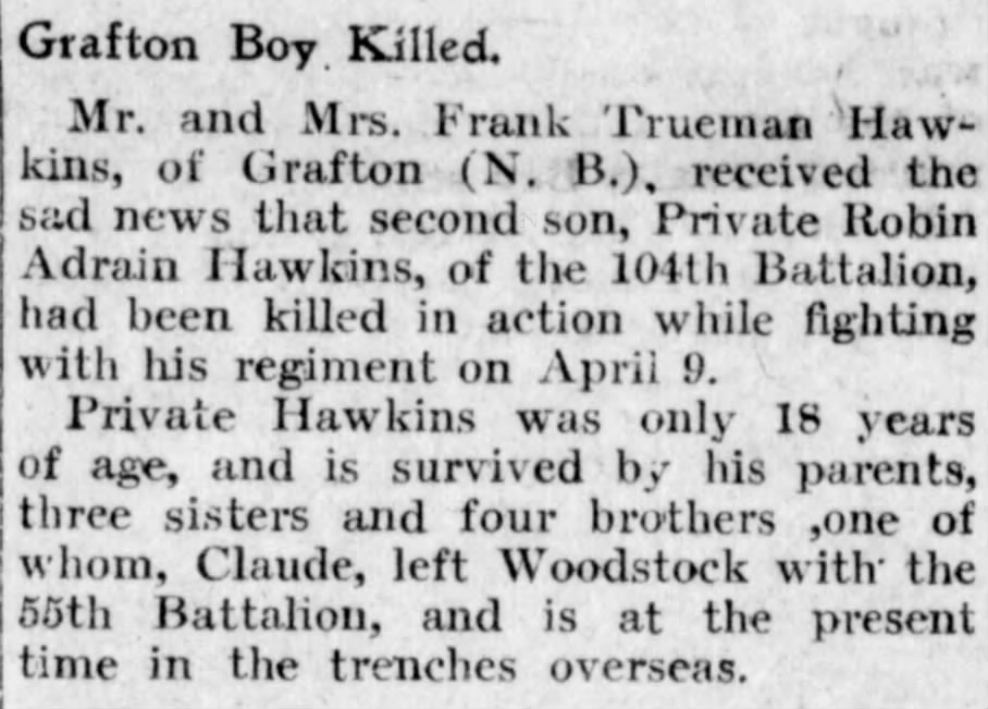 Newspaper clipping