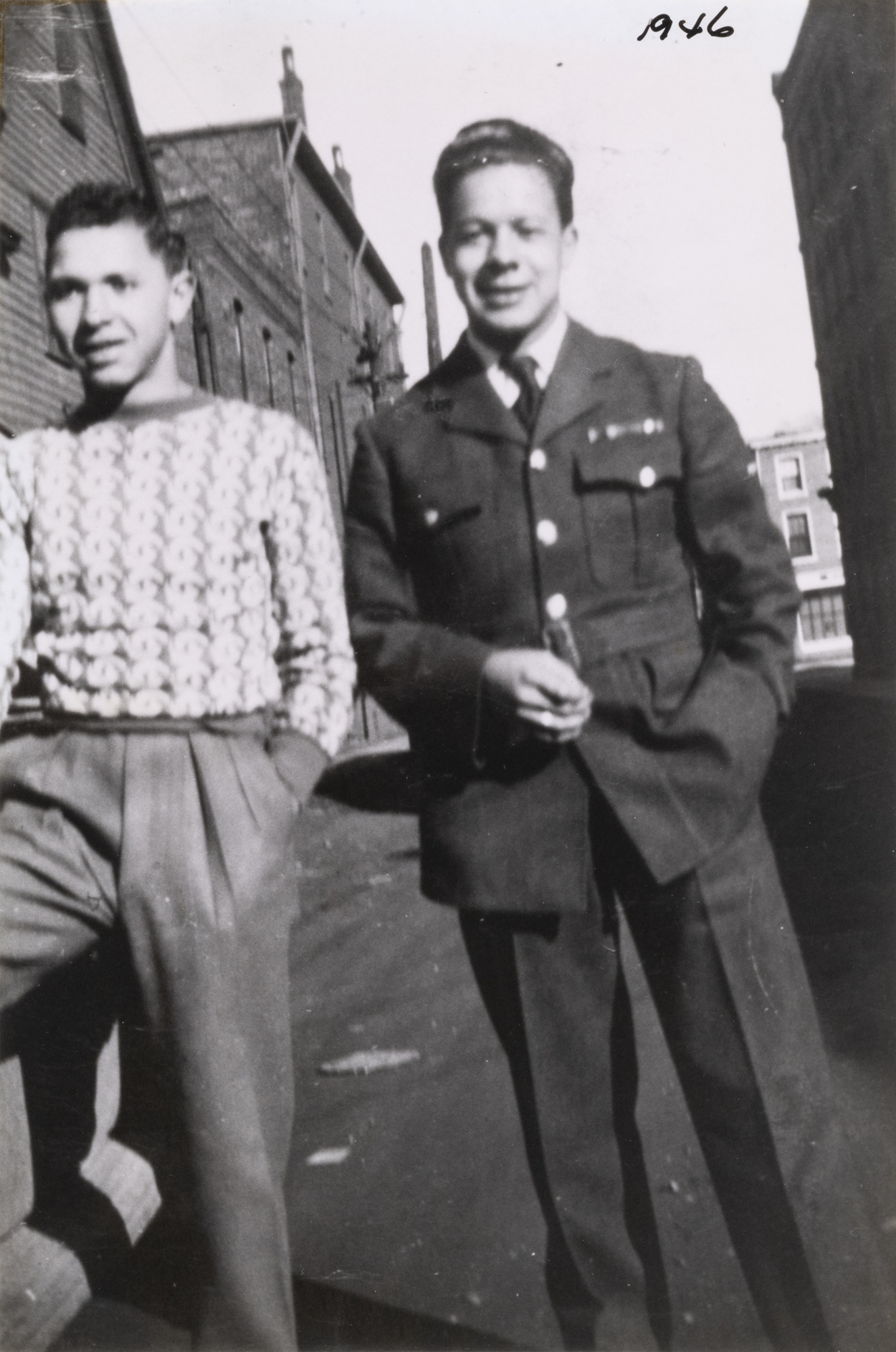 Photo of Edward Gallant (right) and Billy Pryor
