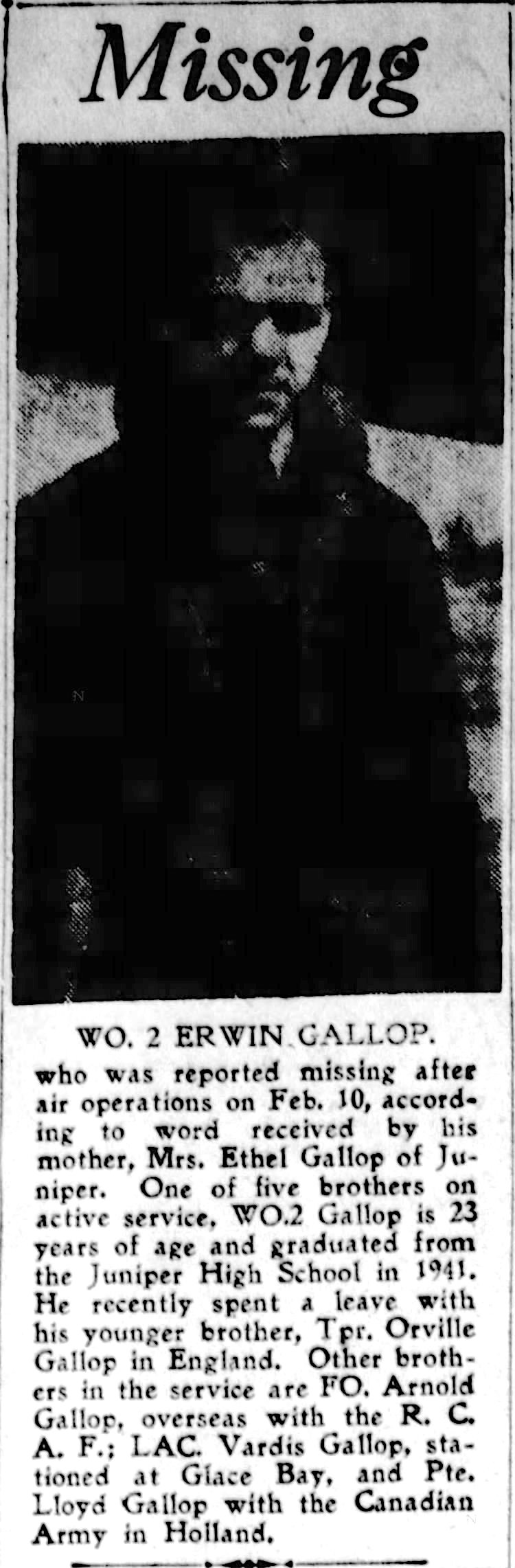 Newspaper clipping