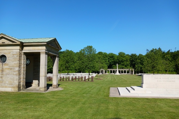 Cemetery– Rheinberg War Cemetery … photo courtesy of Marg Liessens ... May 2025
