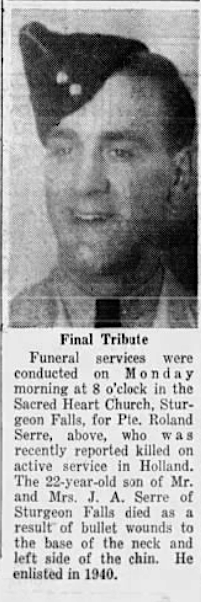 Newspaper clipping– From the North Bay Nugget. Submitted for the project Operation Picture Me