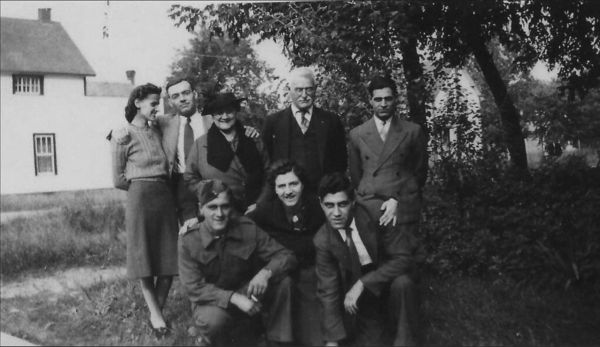 Family Photo– Roland Joseph Antoine Serre- photo taken with his family before he left for Europe