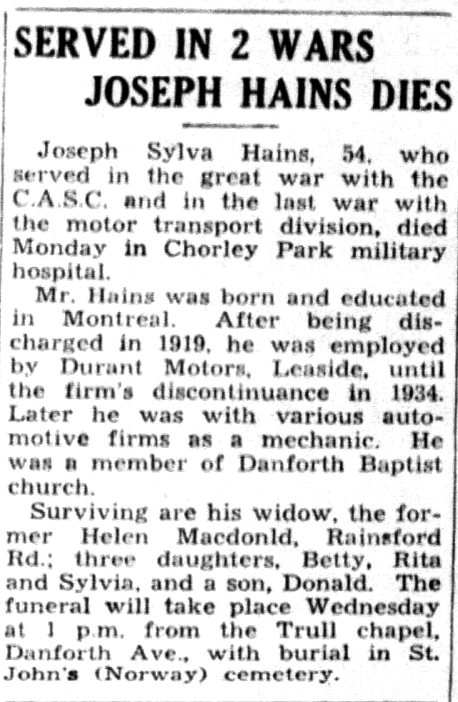 Newspaper clipping