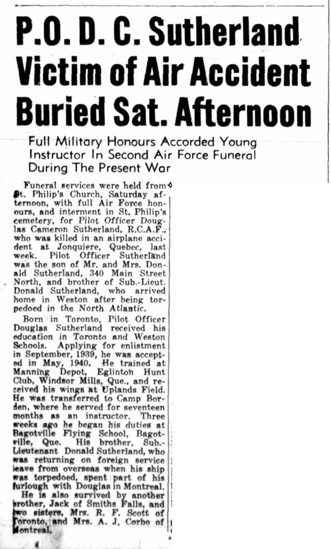 Newspaper clipping– Submitted for the project Operation Picture Me