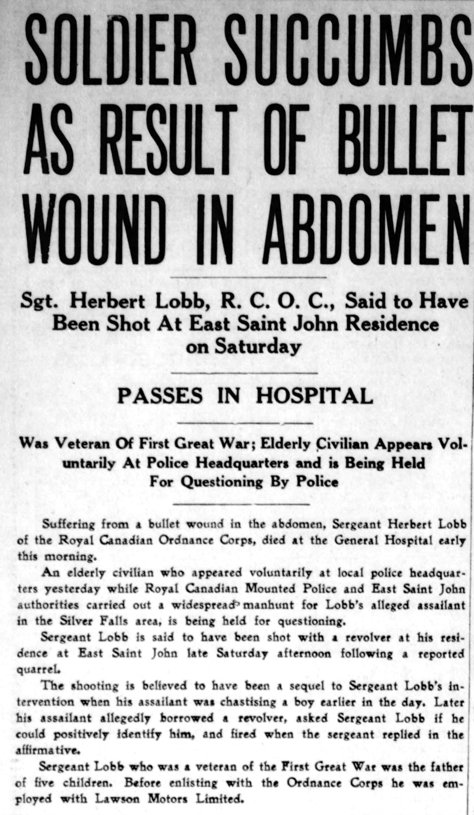 Newspaper clipping