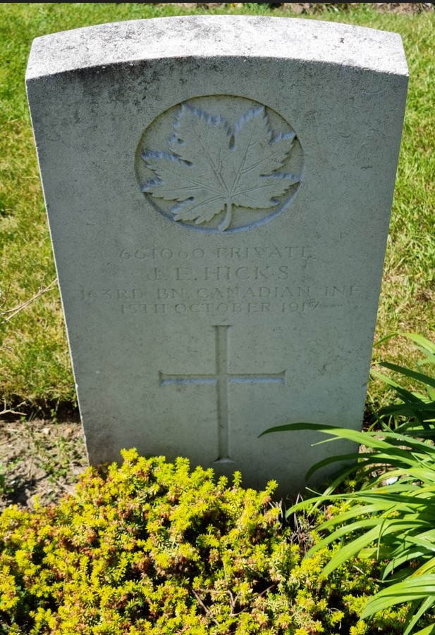 Grave Marker– Joseph at Shorncliffe, June 2021