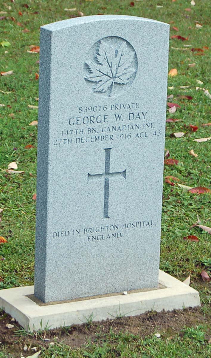 William Day The Canadian Virtual War Memorial Veterans