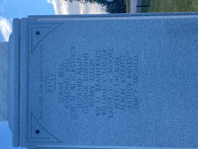 Memorial– Tiny Memorial