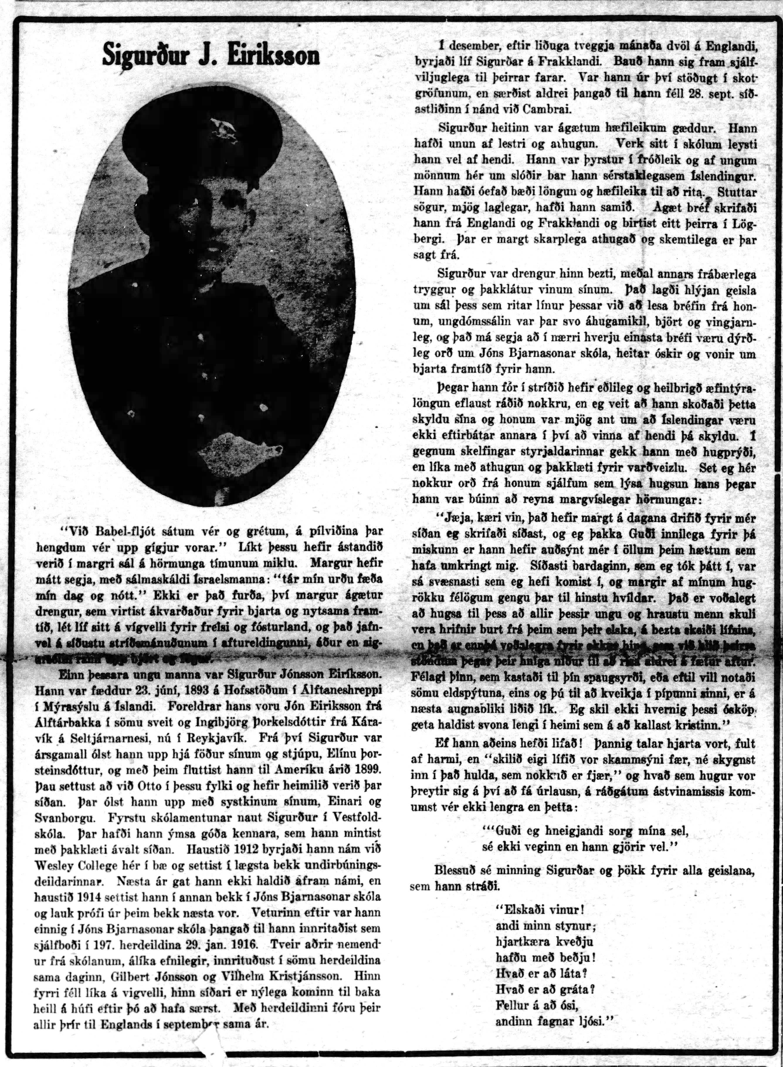 Newspaper clipping