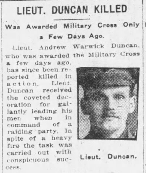 Newspaper clipping– From the Toronto Star Weekly c.1917. Submitted for the project Operation Picture Me