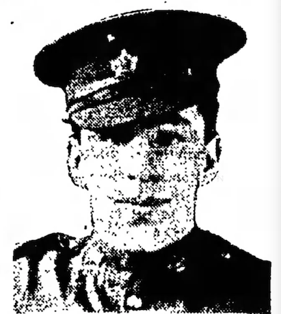 Newspaper clipping– From the Manitoba Free  Press newspaper c.1918. Submitted for the project Operation Picture Me