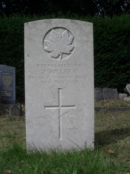 Grave Marker– CWGC Headstone, St. Sebastian's Church, Wokingham, Berkshire, UK