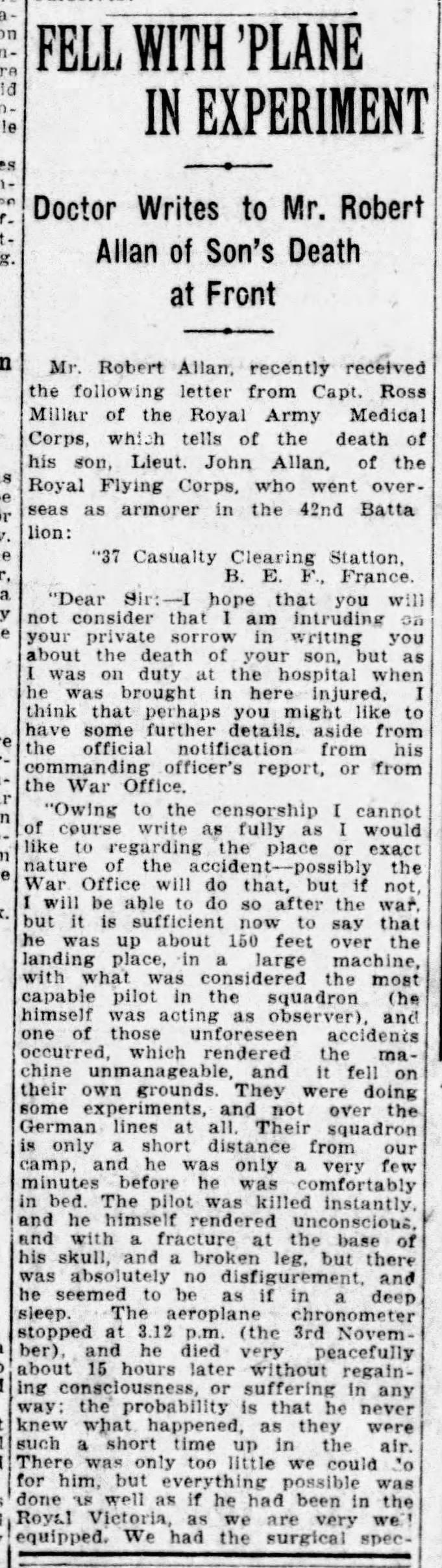 Newspaper clipping