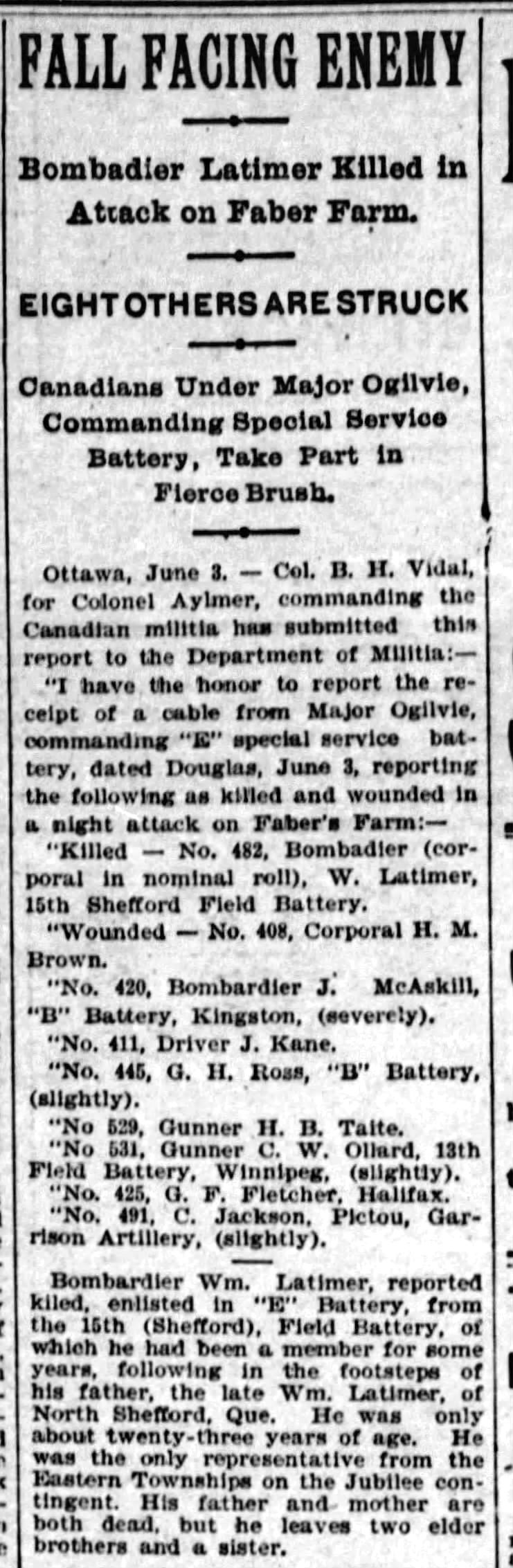 Newspaper clipping– Submitted for the project Operation Picture Me