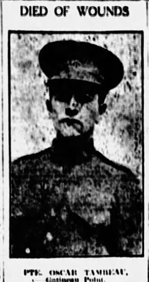 Newspaper clipping– From the Ottawa Citizen newspaper c.1917. Submitted for the project Operation Picture Me